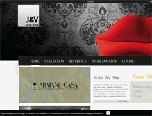 Tablet Screenshot of jv-italiandesign.com